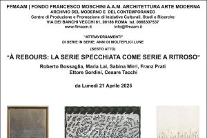 À rebours: la serie specchiata come serie a ritroso -